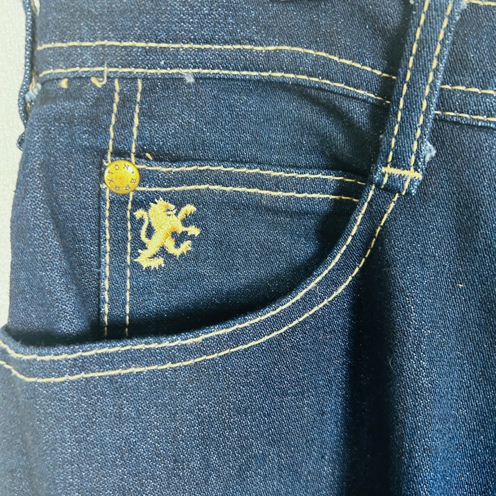 Braxton Stretch Jeans Womens‎ Size 18 Dark Wash Embroidered Dallas Texas - Picture 3 of 13